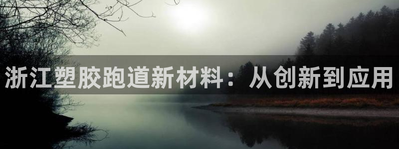 红足一1世77814:浙江塑胶跑道新材料:从创新到应用