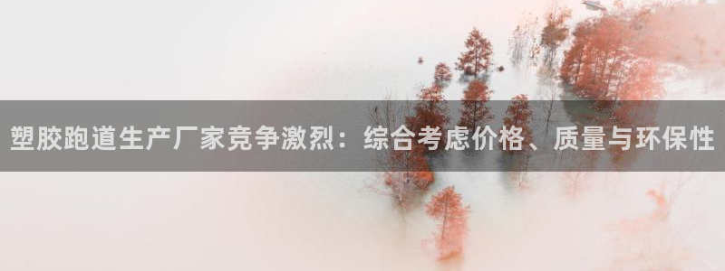 红世一足球比分：塑胶跑道生产厂家竞争激烈：综合考虑价格、质量与环保性