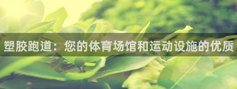 红足1世1站：塑胶跑道：您的体育场馆和运动设施的优质