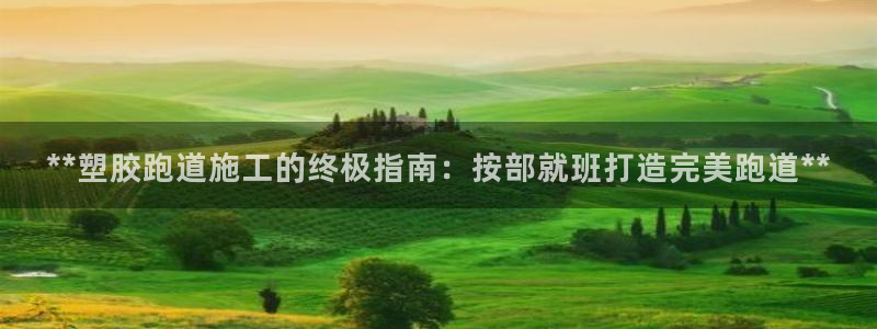 红足一：**塑胶跑道施工的终极指南：按部就班打造完美跑道**