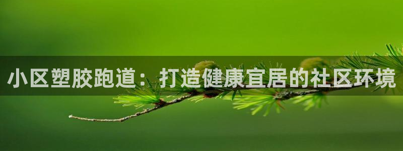 红足1世足球比分预测：小区塑胶跑道：打造健康宜居的社区环境