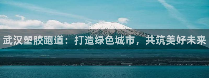 红足一1世比分球探：武汉塑胶跑道：打造绿色城市，共筑美好未来