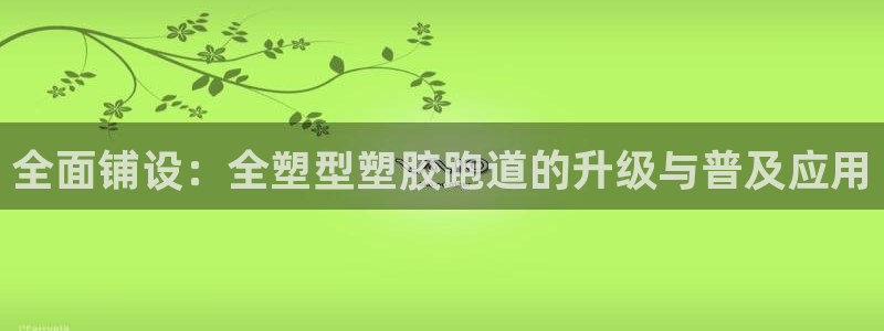红足 世足球手机网：全面铺设：全塑型塑胶跑道的升级与普及应用