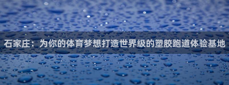 红足一1世77814：石家庄：为你的体育梦想打造世界级的塑胶跑道体验基地