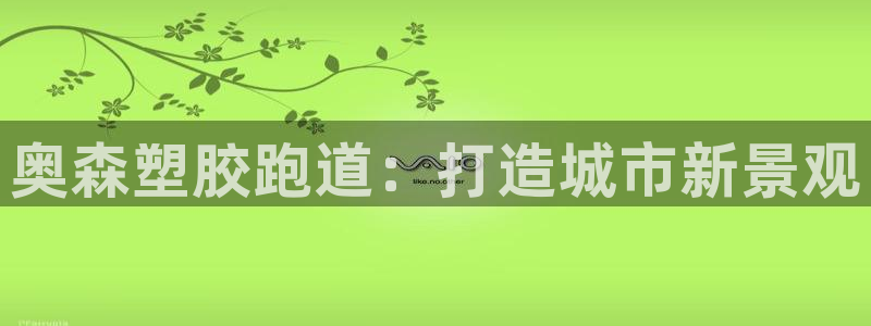 红足一丰:奥森塑胶跑道:打造城市新景观