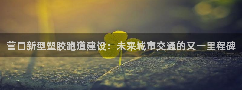 红足一1世手机开奖：营口新型塑胶跑道建设：未来城市交通的又一里程碑